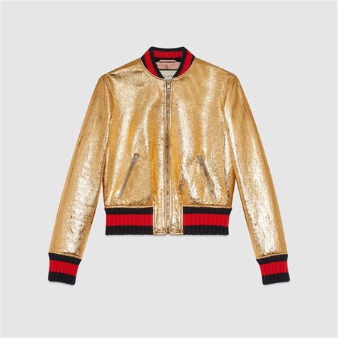 gucci glitter bomber jacket|Gucci bomber jacket women.